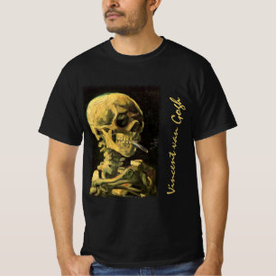 T-shirt Crâne avec cigarette allumée de Vincent van Gogh