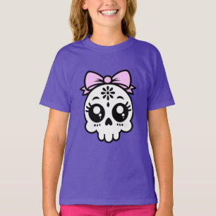 T-shirt Crâne avec fond