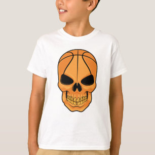 T-shirt Crâne avec tête de basket