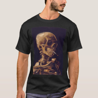 T-shirt 'Crâne avec une cigarette allumée' de Vincent Van