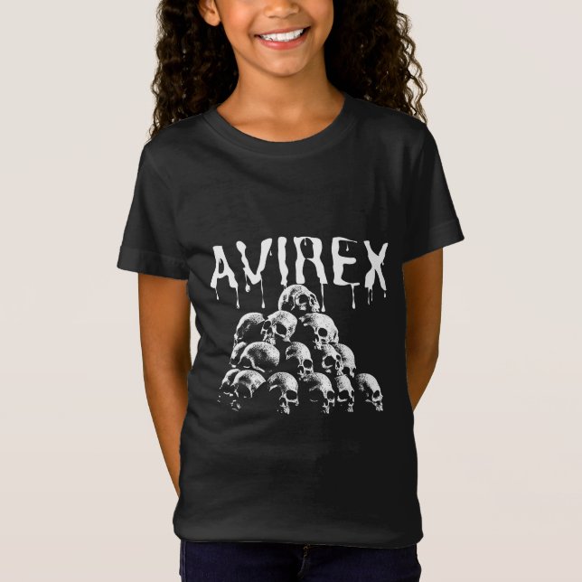 T-Shirt Crâne Avirex (Devant)