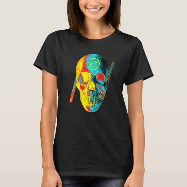 T-shirt Crâne Chaud Froid (Devant)