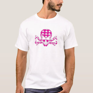 T-shirt crâne coeur-rempli