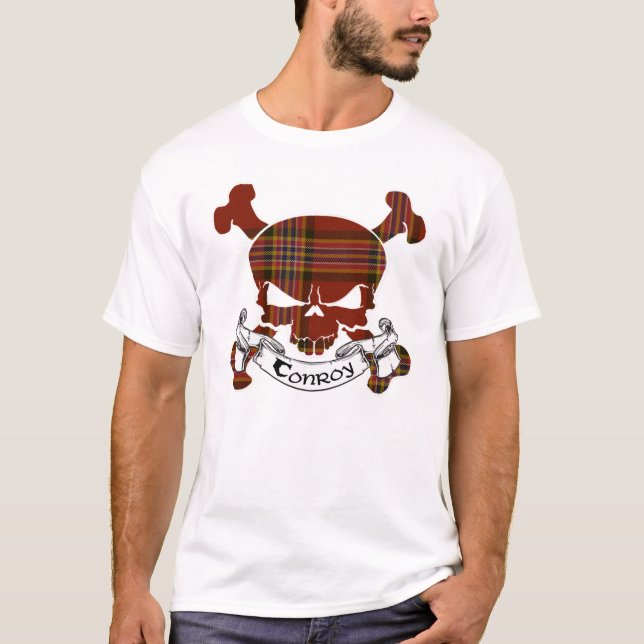 T-shirt Crâne Conroy Tartan (Devant)