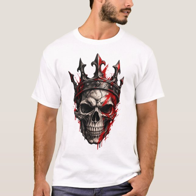T-shirt Crâne Couronné (Devant)