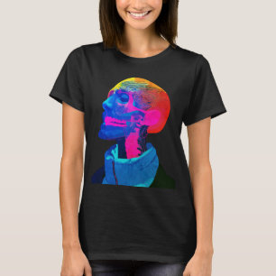 T-shirt Crâne Cyber – Art d'anatomie futuriste