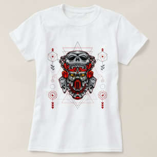 T-shirt Crâne Cybernétique