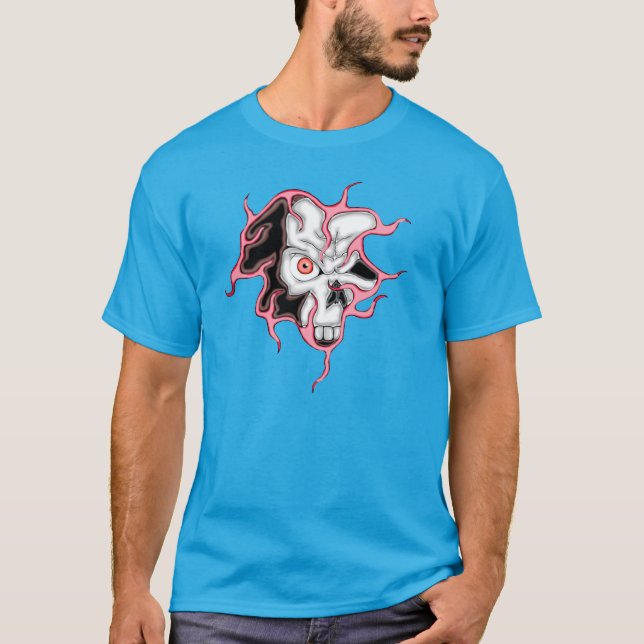 T-shirt Crâne dans le mur (Devant)