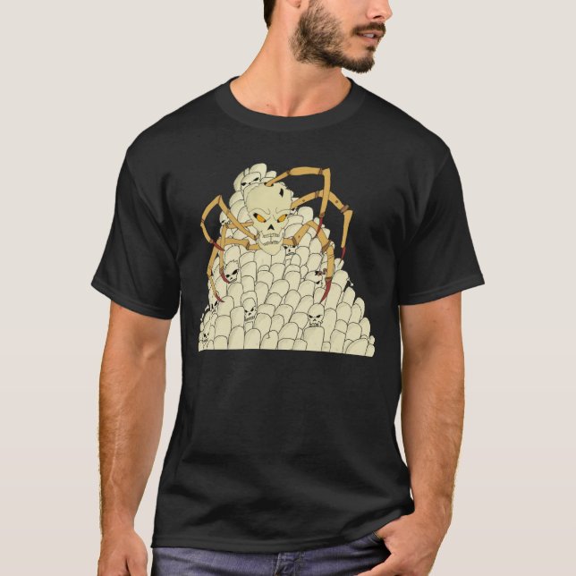 T-shirt Crâne d'araignée (Devant)