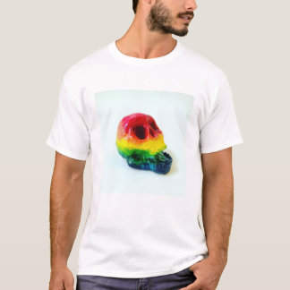 T-shirt Crâne d'arc-en-ciel