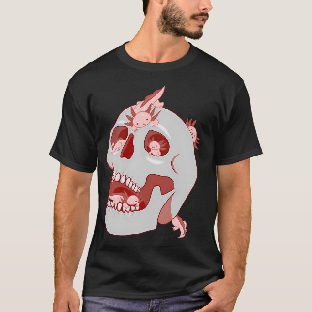T-shirt Crâne de Axolotl (Devant)