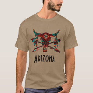 T-Shirt Crâne de Bison et Flèches