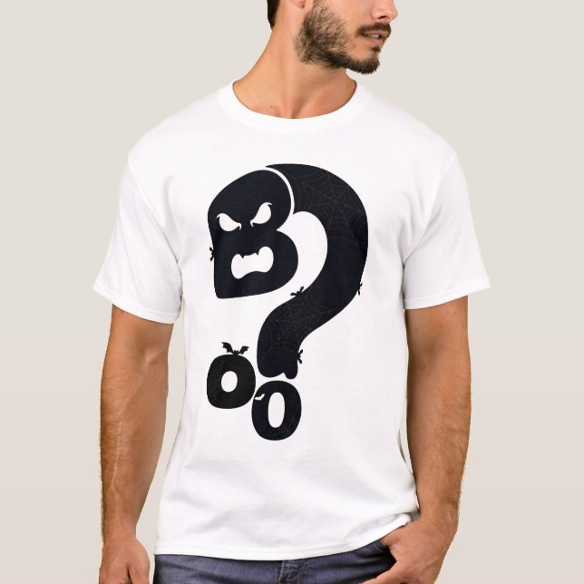 T-shirt Crâne de Boo Point d'Interrogation (Devant)