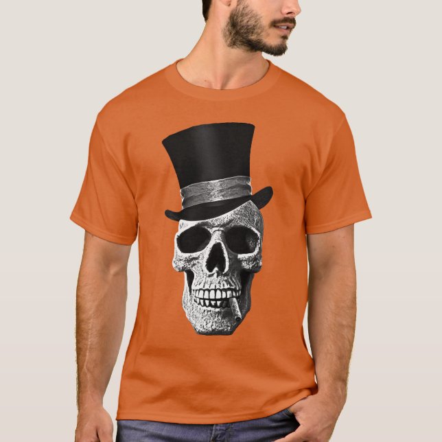 T-shirt Crâne de casquette supérieur (Devant)