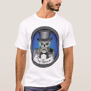 T-shirt Crâne de chambre - bleu