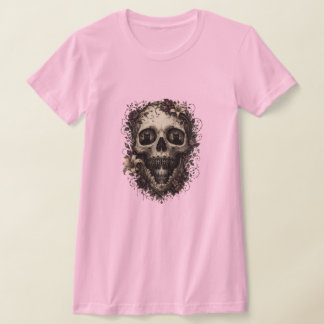 T-SHIRT CRÂNE DE CHAT NOIR