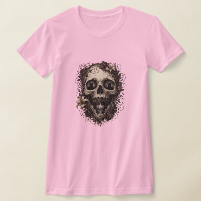 T-SHIRT CRÂNE DE CHAT NOIR (Poser)