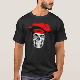 T-shirt Crâne de chef Casquette rouge