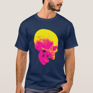T-shirt Crâne de couleurs primaires