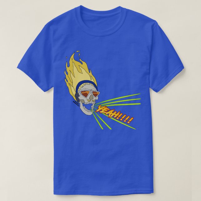 T-shirt Crâne de cri de la souris actuelle (Design devant)