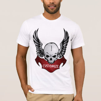 T-shirt Crâne de cycliste personnalisable