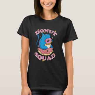 T-shirt Crâne de donut Doughnut Stress Chat Chill Candy Pâ