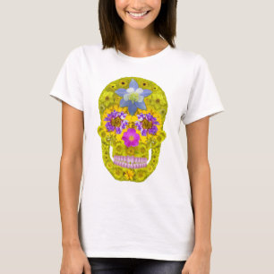 T-shirt Crâne de fleurs 3