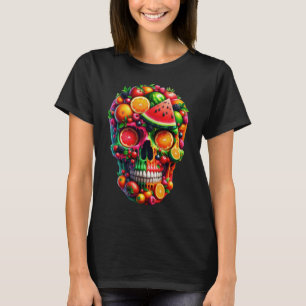 T-shirt Crâne de fusion de fruits