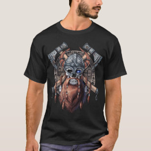 T-shirt Crâne de guerrier Viking