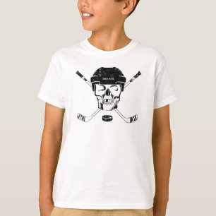 T-shirt crâne de hockey