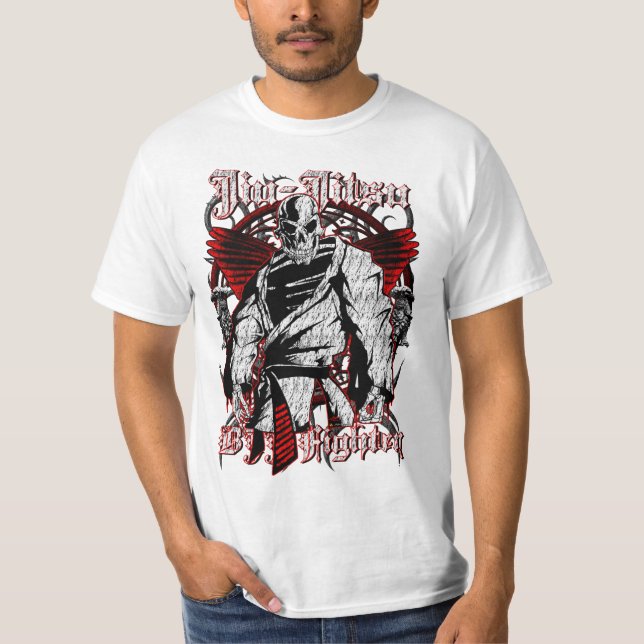 T-shirt Crâne de Jiu-Jitsu - 1 (Devant)