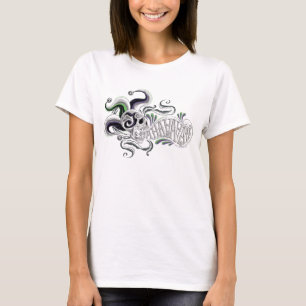 T-shirt Crâne de joker du peloton de suicide - Haha