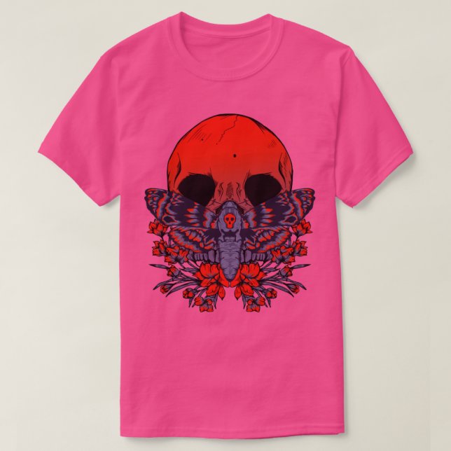 T-shirt Crâne de la teigne mortelle (Design devant)