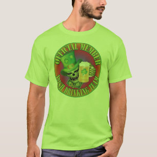 T-shirt Crâne de l'équipe de boisson irlandaise
