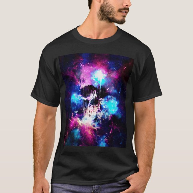 T-shirt Crâne de l'espace (Devant)