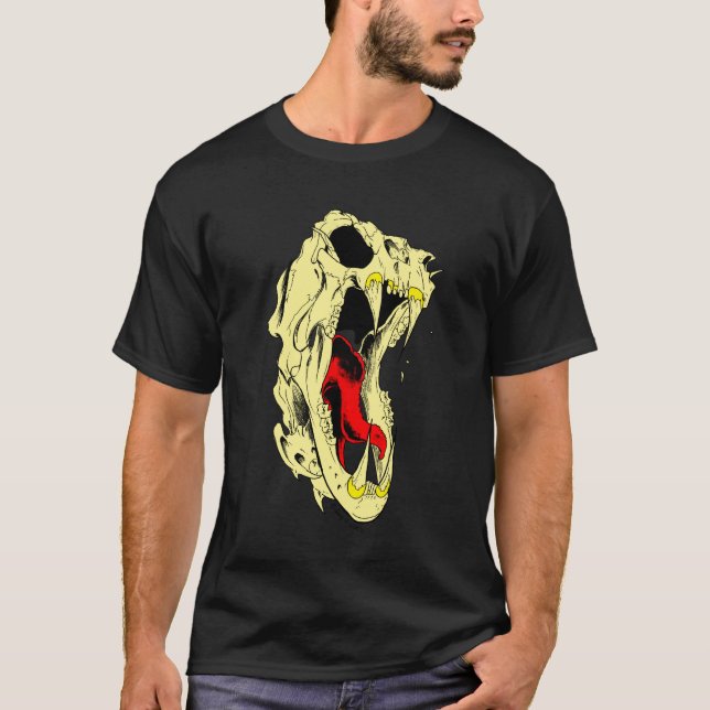 T-shirt Crâne de lion (Devant)