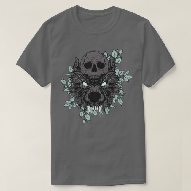 T-shirt Crâne de loup (Design devant)