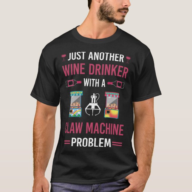T-shirt Crane de machine à laver à vin (Devant)