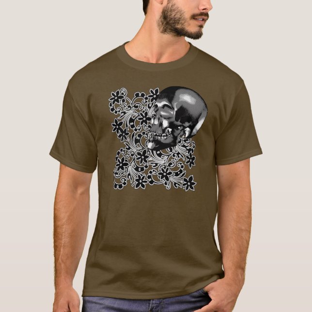 T-SHIRT CRÂNE DE MODE (Devant)