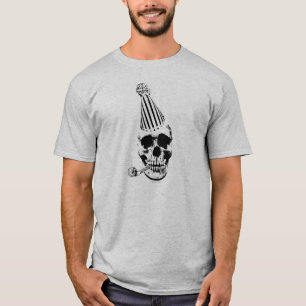 T-shirt Crâne de partie de joyeux anniversaire