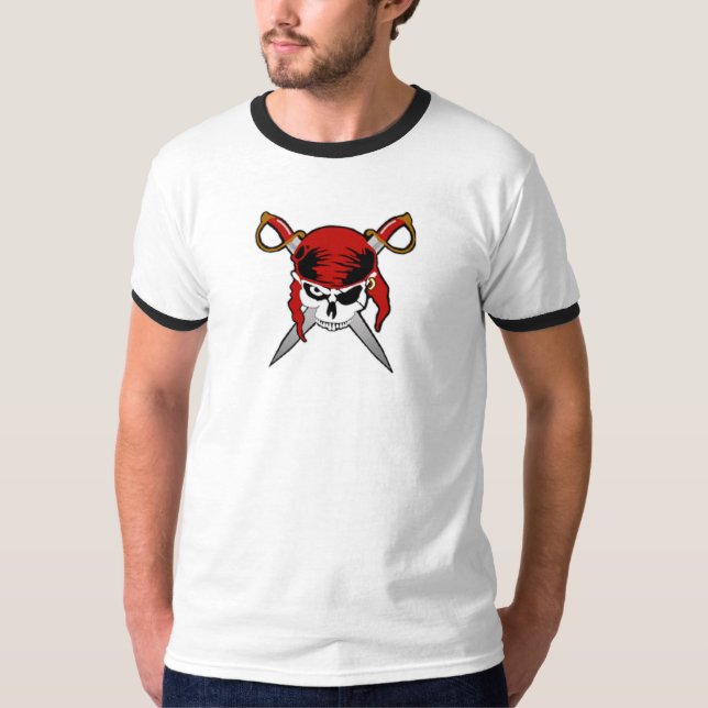 T-shirt Crâne de pirate (Devant)