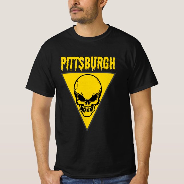 T-shirt Crâne de Pittsburgh (Devant)