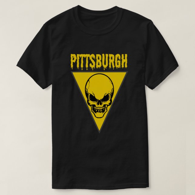T-shirt Crâne de Pittsburgh (Design devant)
