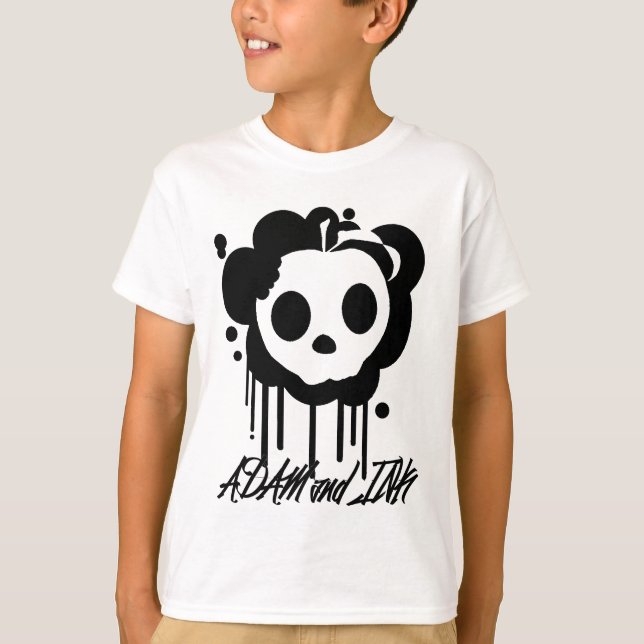 T-shirt crâne de pomme ADAM et INK (Devant)