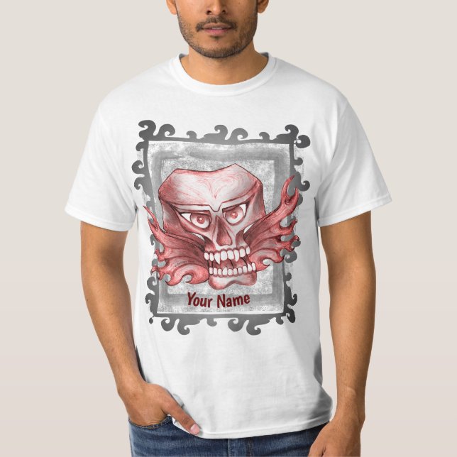T-shirt Crâne de roche (Devant)