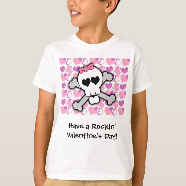 T-shirt Crâne de Rockin Valentine (Devant)
