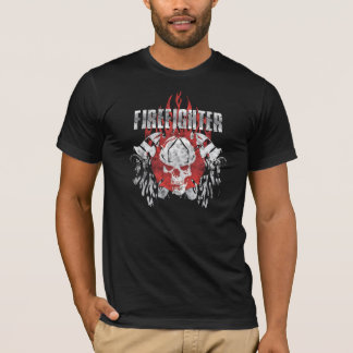 T-shirt Crâne de sapeur-pompier
