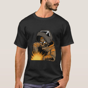 T-shirt Crâne de soudure - Soudeur de travailleur du métal