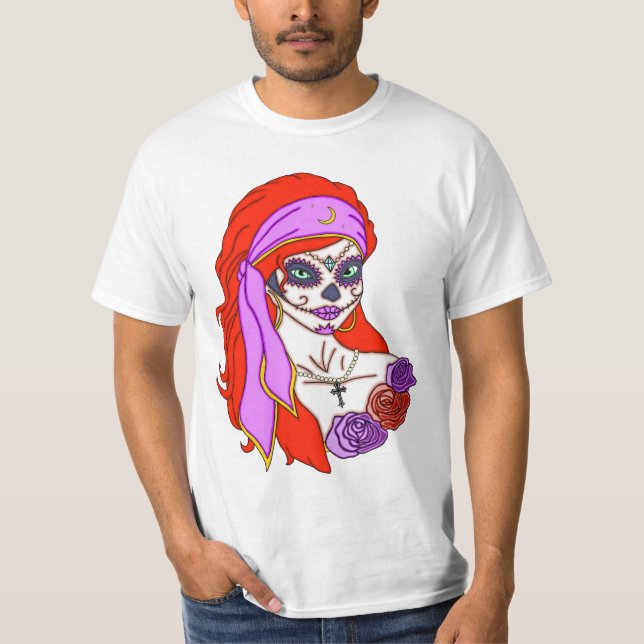T-shirt Crâne de sucre gitan (Devant)