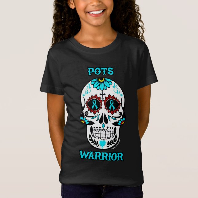 T-Shirt Crâne de Sucre/Guerrier...POTS (Devant)